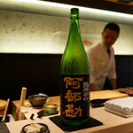 すし玲 - 阿部勘 純米辛口（宮城）