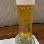 酒処 彩 - チンカチンカの生ビール