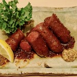 Owarisambun - 鹿ソーセージ焼き（¥1,320）（税込）