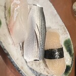 小笹寿し - ひらめ・小肌・平貝、全部美味しい