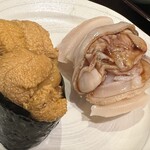 小笹寿し - 雲丹・煮はまぐり美味しい最高