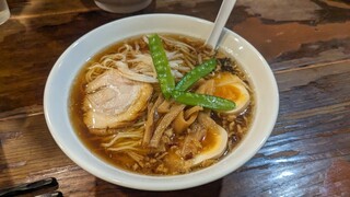 かおたんラーメンえんとつ屋 - ラーメン　味玉子