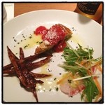 グリーン - Bランチの前菜三種盛り