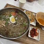 韓美膳 - 冷麺とチヂミのセット