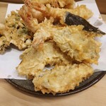 いもや - えび定食&穴子&牡蠣