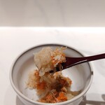 鮨あか - 北海道セイコガニと酢飯