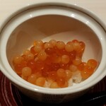 鮨一正 - 新イクラの小丼　醤油漬けしたイクラ