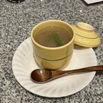松島 一の坊 - 蒸物(蛤のスープ仕立て茶碗蒸し)