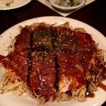Koma Teppan Okonomiyaki - そば麺のお好み焼き