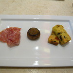 アニヴェルセル カフェ - 【結婚記念日ディナーコース】アミューゼ３種盛り