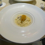 アニヴェルセル カフェ - 【結婚記念日ディナーコース】冷製カルボナーラ 生ウニを添えて