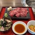 炭火焼肉 久 - ハラミランチ