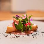 ARMONICO - 豊後水道 活カンパチの藁焼きミスティカンツァ