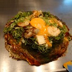 Hiroshima Fuu Okonomiyaki Momijiya - もみじ屋スペシャル：2,180円