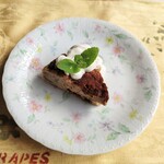 アトリエ ブルーグラス - デザート(ブルーベリーとバナナケーキ)