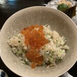 茜坂大沼 - 富津カマスと奴ネギの炊き込みご飯