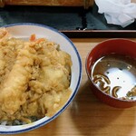 三角庵 - 天丼