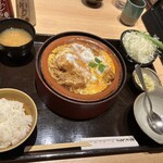 かつアンドかつ - ロースカツ鍋膳　¥1,683