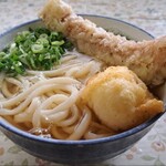 宮川製麺所 - うどん2玉、ちくわ天、玉子天