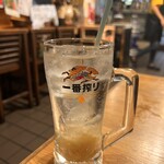 ちゃがゆ - 3杯目はガリ酎ハイ