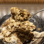 焼肉マルゴ - 牛タンキーマ混ぜカレー