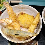 千力 - 食べくらべ、海老天丼