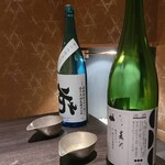 Ginza Sushi Inada - おすすめ日本酒