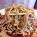 仁川スタミナらーめんアブラカラメ - ゴワゴワ太麺(ﾟдﾟ)ｳﾏｰ