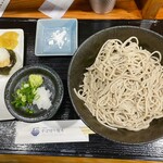 SOBA STAND HORIMOTO - ざるそば大盛りとえび天むす