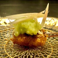 串揚げPyon - なんと鰻ざく　酢の効いた胡瓜のおろしと茗荷　味は正に鰻ざくですね♫