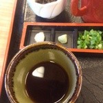 そばの里荘川 心打亭 - そばの薬味