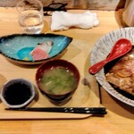 うみからそらへ - うみそら定食 (タイカマ煮付け)  1000円