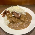 マーブル - ラムカレー+ハンバーグ