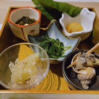 高級和食 札幌 宮川 梅田店 - 前菜5種盛り