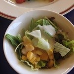 GOLF5カントリー四日市コース - ステーキ定食のサラダ