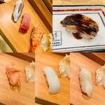 千寿司 - おまかせ8貫（かんぱち忘れる…）