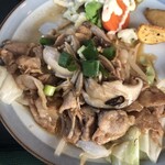 茶豆蘭 - 生姜焼き部分のアップ