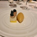 レストラン μ - キャラメル トンカ豆 アイスクリームとデザート