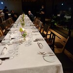 レストラン μ - 当日のテーブルセッティング