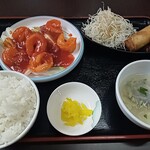 台湾料理 福祥居 - エビチリ定食麺無し