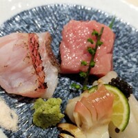 鮨 みや川 - お造り盛り合せ
