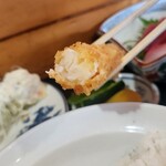 弓田食堂 - エビの断面