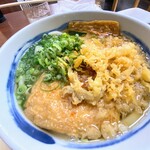 つるまる　南森町店 - きつねうどん  麺大盛