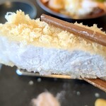 とんかつ 久 - ロースカツアップ