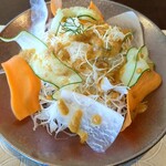 とんかつ 久 - サラダ（1回お代わり無料）