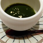鮨 みや川 - 抹茶のパンナコッタ