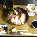 かわ村 - 海鮮丼セット