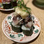 吟醸マグロ - ガリ〆さば