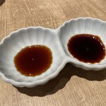 吟醸マグロ - 左・宮島、右・伊勢