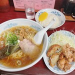 ラーメン日本一 - ラーメンセット ランチタイム890円